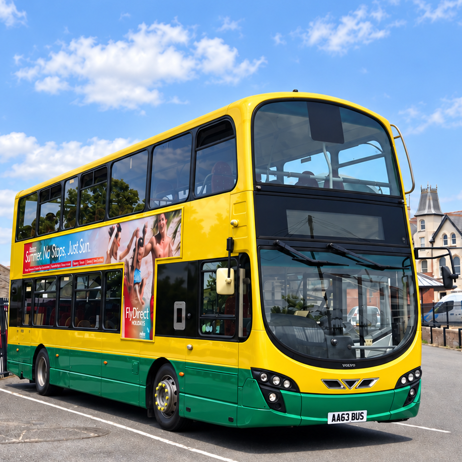 Museum House Consulting - Public Transport Consultants; Double decker bus parked at depot Museum House Consulting - Public Transport Consultants; Double decker bus parked at depot