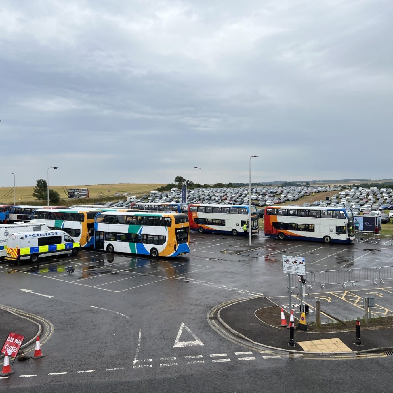 Museum House Consulting - Public Transport Consultants; Queuing buses for sports fans Museum House Consulting - Public Transport Consultants; Queuing buses for sports fans